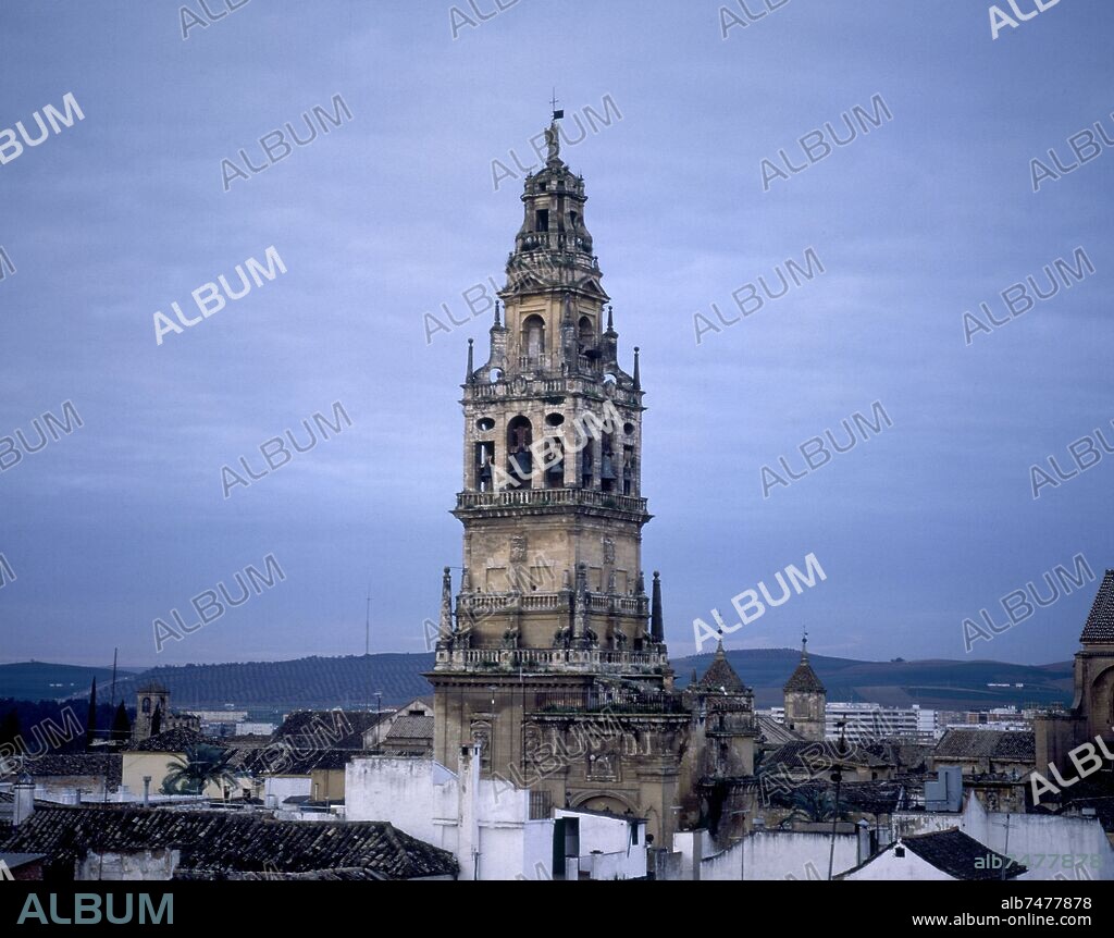 TORRE CAMPANARIO DE LA CATEDRAL DE CORDOBA - SIGLO XVI - BARROCO ESPAÑOL.