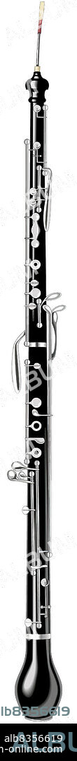 Alto oboe with a pear-shaped bell.