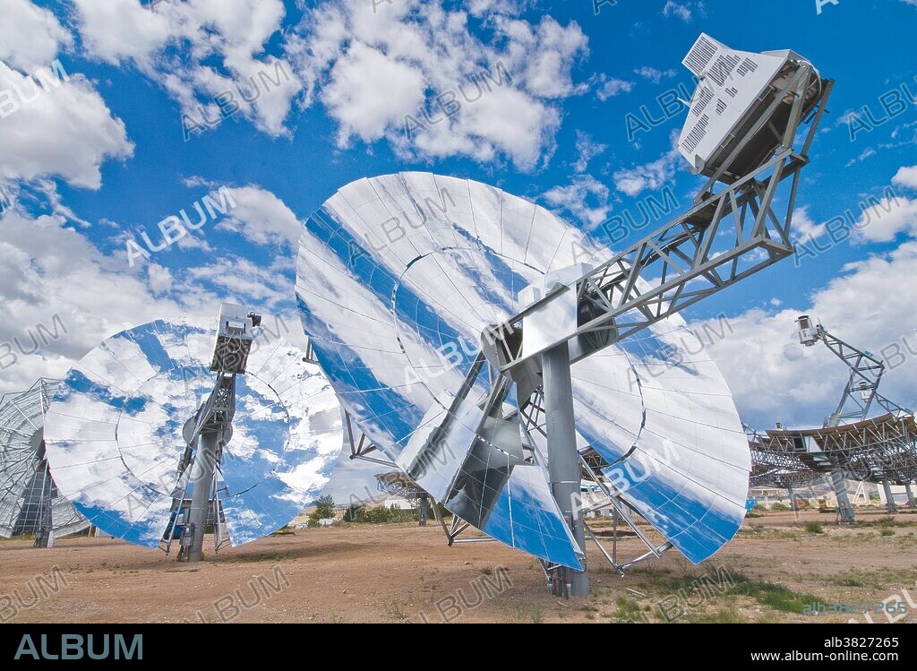 Stirling Energy Systems (SES) and Tessera Solar recently unveiled four newly designed solar power collection dishes at Sandia National Laboratories' National Solar Thermal Test Facility (NSTTF). Called SunCatchers, the new dishes have a refined design that will be used in commercial-scale deployments.
