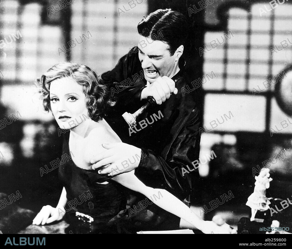 IRVING PICHEL and TALLULAH BANKHEAD in THE CHEAT, 1931, directed by GEORGE ABBOTT. Copyright PARAMOUNT PICTURES.