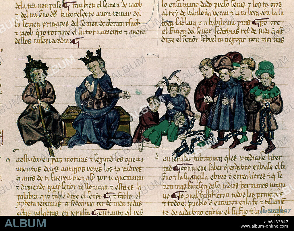 Bible of Alba. Liberation of the Slaves. Madrid, collection of the Dukes of Alba.