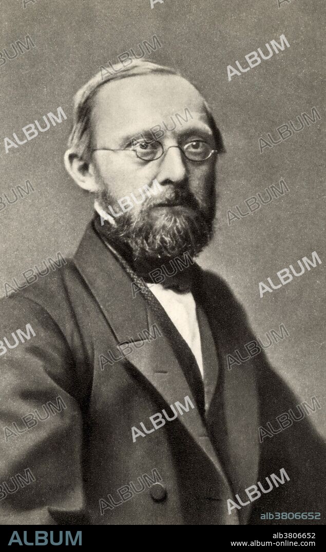 Rudolph Carl Virchow (October 13, 1821 - September 5, 1902) was a German doctor, anthropologist, pathologist, prehistorian, biologist and politician, public health advocate. Referred to as "the father of modern pathology," he is considered one of the founders of social medicine. His most widely known scientific contribution is his cell theory, which built on the work of Theodor Schwann. He is cited as the first to recognize leukemia cells. Another significant credit relates to the discovery, made simultaneously by Virchow and Charles Troisier, that an enlarged left supra-clavicular node is one of the earliest signs of gastrointestinal malignancy. He described the factors contributing to venous thrombosis and coined the term embolism. He founded the medical fields of cellular pathology and comparative pathology. In response to a lack of standardization of autopsy procedures, he established and published specific autopsy protocols. Virchow was an advocate for social and political reform stating, "The physicians are the natural attorneys of the poor, and social problems fall to a large extent within their jurisdiction." He died of heart failure in 1902 at the age of 80.