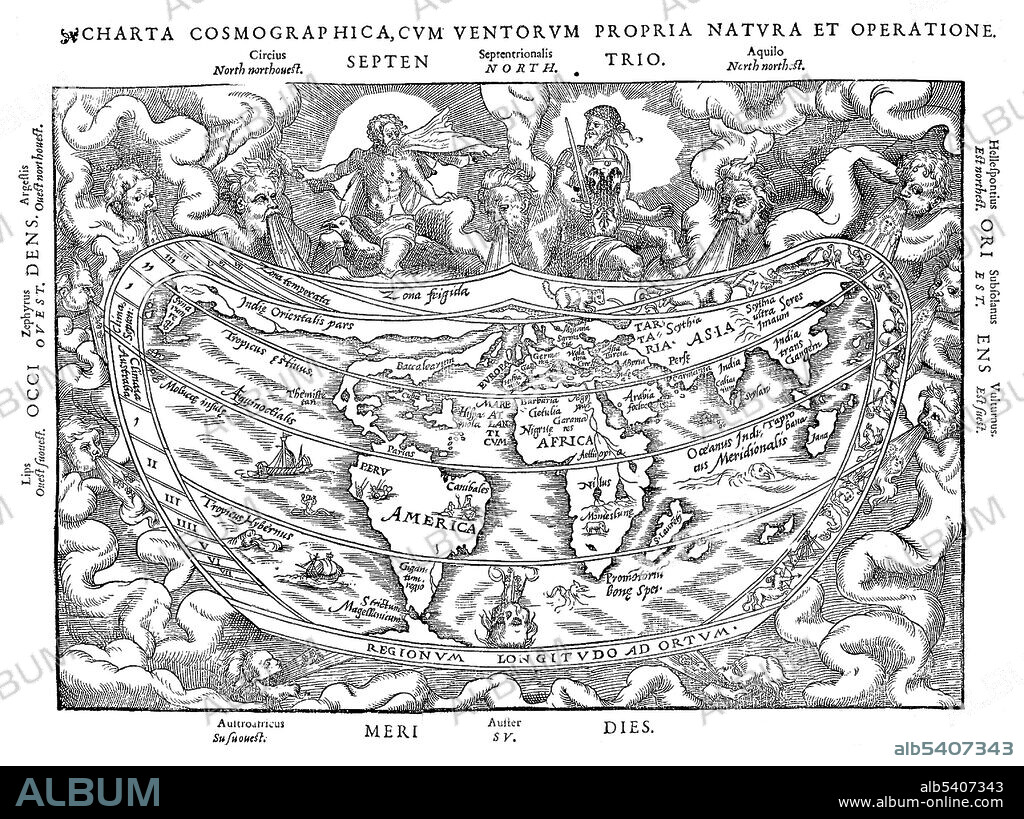 Petrus Apianus, World Map