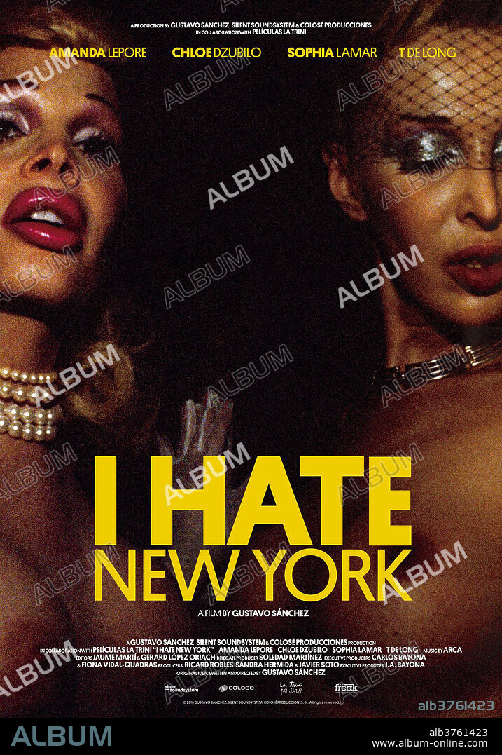 Poster of I HATE NEW YORK, 2018, directed by GUSTAVO SANCHEZ. Copyright COLOSE PRODUCCIONES.