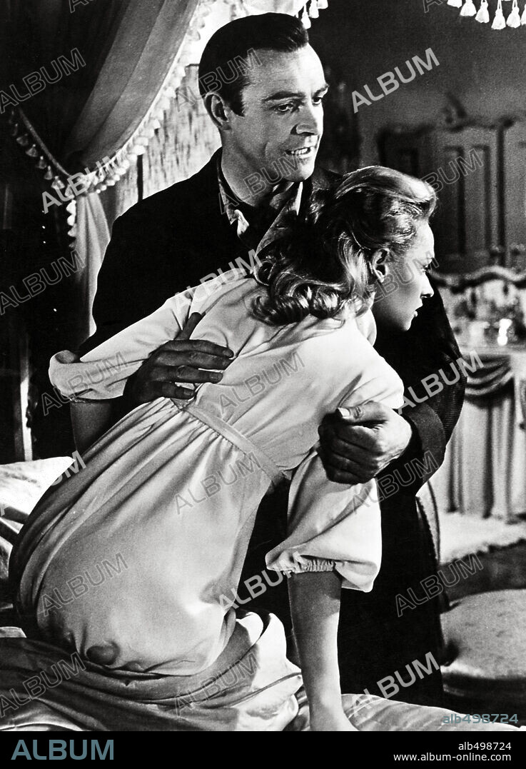 SEAN CONNERY y TIPPI HEDREN en MARNIE, LA LADRONA, 1964 (MARNIE), dirigida por ALFRED HITCHCOCK. Copyright UNIVERSAL PICTURES.