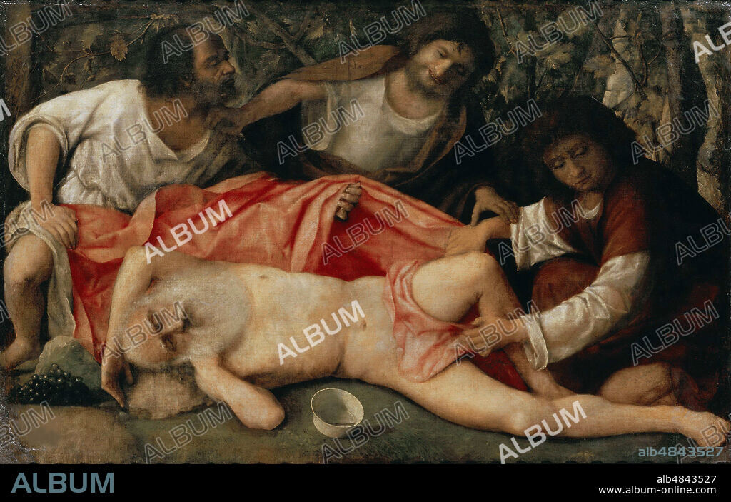 GIOVANNI BELLINI. The Drunkenness Of Noah.