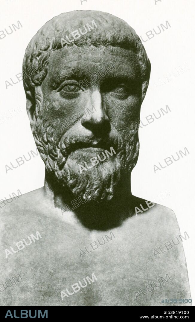 Pythagoras of Samos (570 - 495 BC) was an Ancient Greek philosopher, mathematician, and founder of the religious movement called Pythagoreanism. He made influential contributions to philosophy and religion and is often revered as a great mathematician, mystic, and scientist. He is best known for the Pythagorean theorem in geometry that states that in a right-angled triangle the area of the square on the hypotenuse, the side opposite the right angle, is equal to the sum of the areas of the squares of the other two sides. Many of the accomplishments credited to Pythagoras may actually have been accomplishments of his colleagues and successors. Whether or not his disciples believed that everything was related to mathematics and that numbers were the ultimate reality is unknown. It was said that he was the first man to call himself a philosopher, or lover of wisdom, and Pythagorean ideas exercised a marked influence on Plato, and through him, all of Western philosophy. No texts by Pythagoras are known to have survived. He is said to have died in Metapontum.