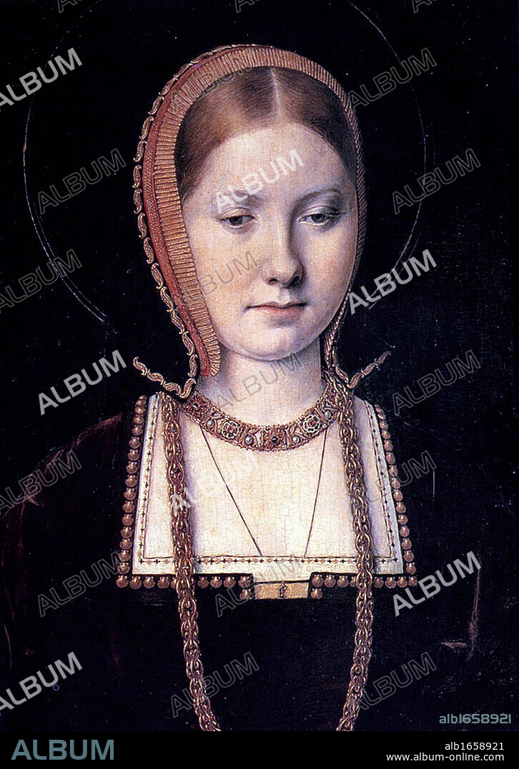 Queen Catherine of Aragon (1485-1536) first wife of Henry VIII of England, Daughter of Ferdinand and Isabella of Spain.