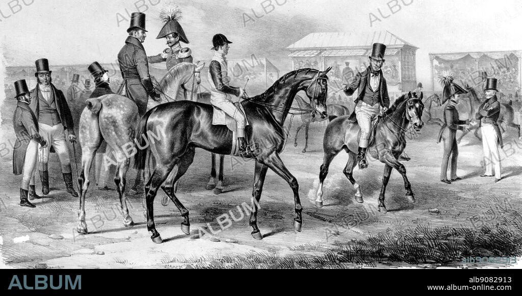 Berlin race track for the benefit of the needy suffering of East and West Prussia 1850. The History of Horse Racing by Roger Longrigg, page 198.