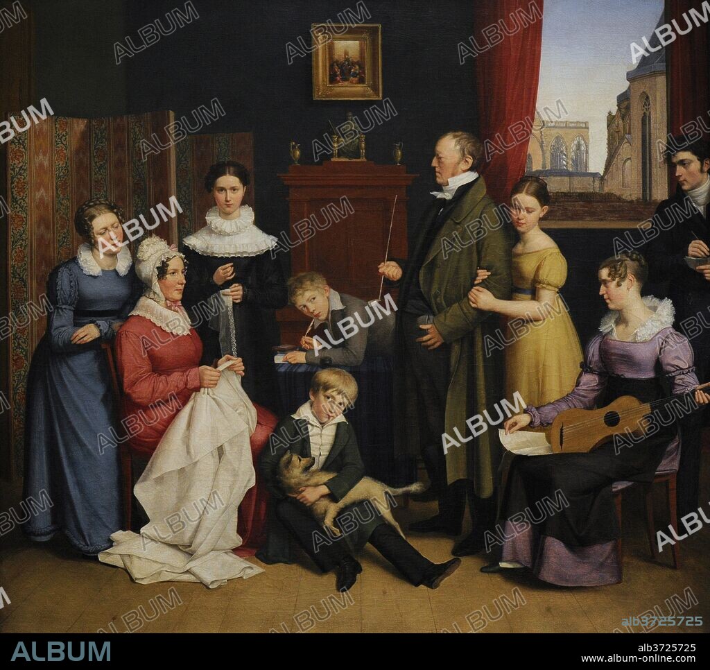 Carl Joseph Begas (1794-1854). German painter. The Begas Family, 1821. Wallraf-Richartz Museum. Cologne. Germany.