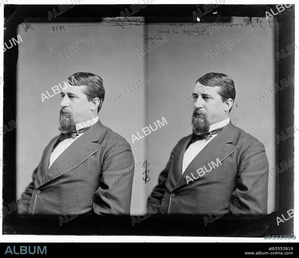 UNKNOWN. John G. Thompson, 1865-1880. Thompson, Hon. J.G. Sgt-of-Arms, U.S. Senate, between 1865 and 1880. [Politician, banker, businessman: Sergeant at Arms; state commissioner of railways and telegraphs].