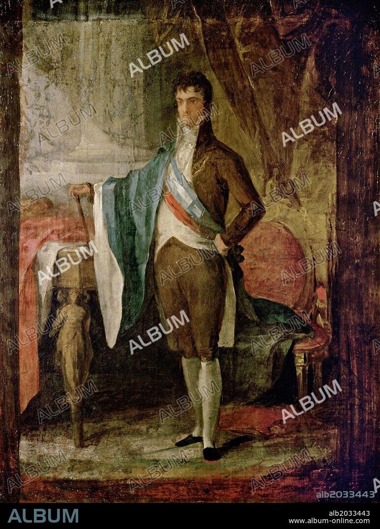 Francisco de Goya / 'Retrato de Fernando VII' (boceto), siglo XIX.