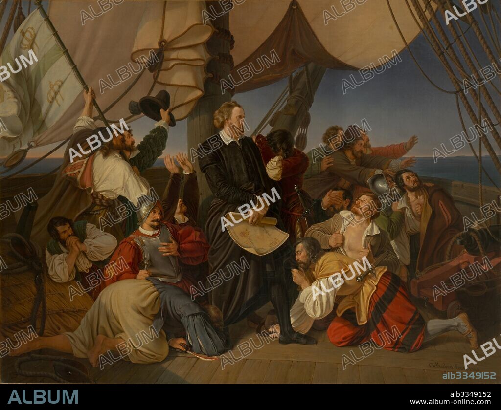 CHRISTIAN RUBEN. Christopher Columbus Discovers America.