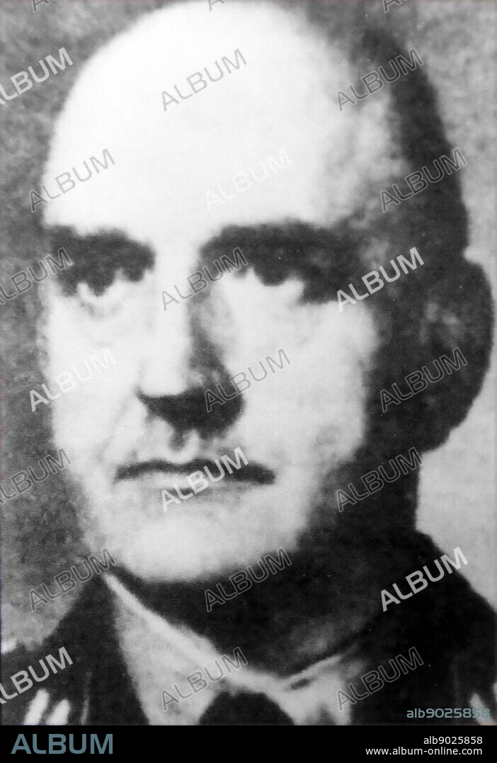 Paul Scharfe (1876 - 1942) high-ranking commander in the SS of Nazi Germany and first head of the SS Court Main Office. In 1939, he was appointed the first director of the newly formed SS Court Main Office in Munich, the legal department of the SS in Nazi Germany.