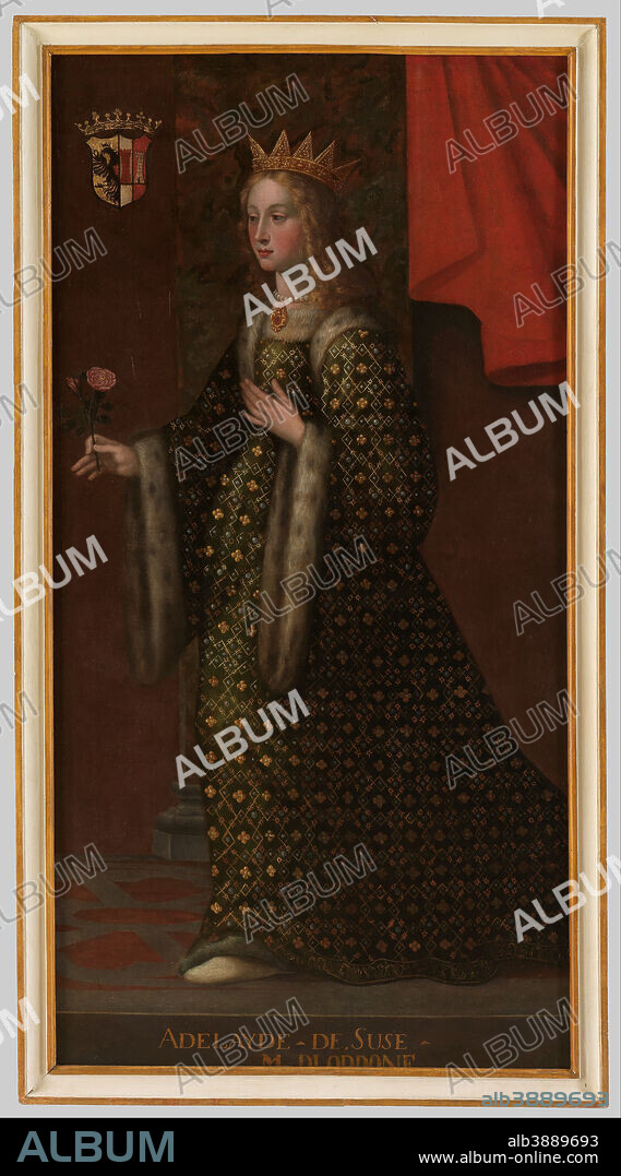 UNKNOWN. Ritratto di Adelaide di Susa moglie di Oddone. Date/Period: 1700/1799. Painting. Oil painting. Width: 117 cm. Height: 202 cm.