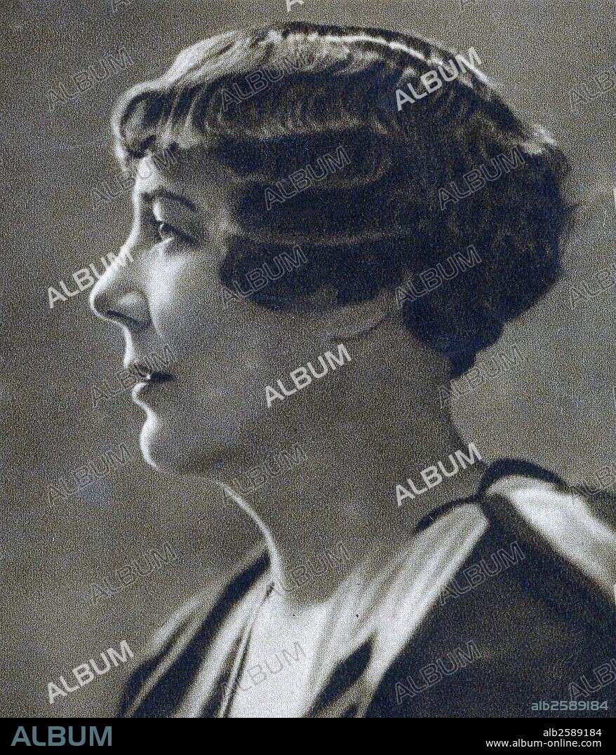 Photograph of Zofia Kossak-Szczucka (1889-1968) Polish writer and World War II resistance fighter. She co-founded the wartime Polish organization Zegota, set up to assist Polish Jews to escape the Holocaust. Dated 1900.