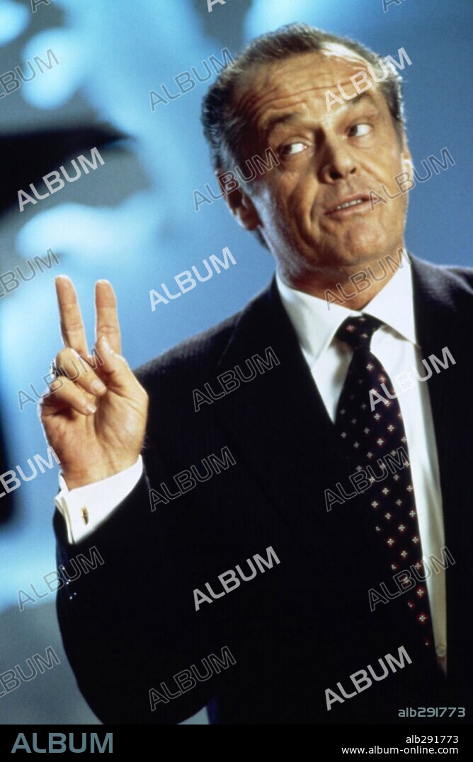 JACK NICHOLSON in MARS ATTACKS!, 1996, directed by TIM BURTON. Copyright WARNER BROTHERS.