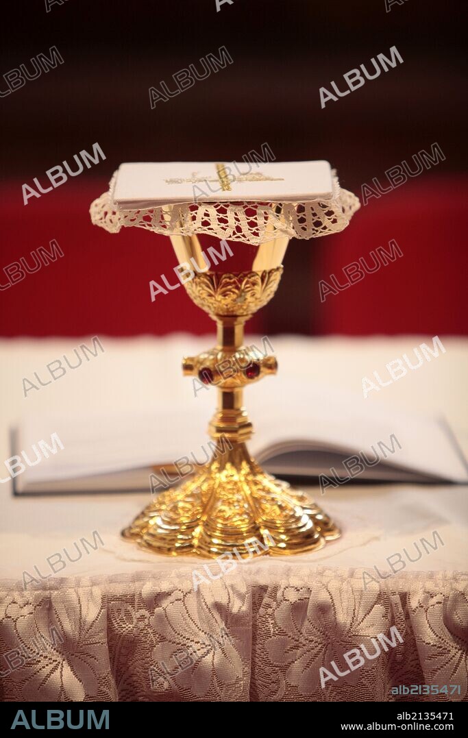 St. Nicholas's Church. Ciborium on altar.