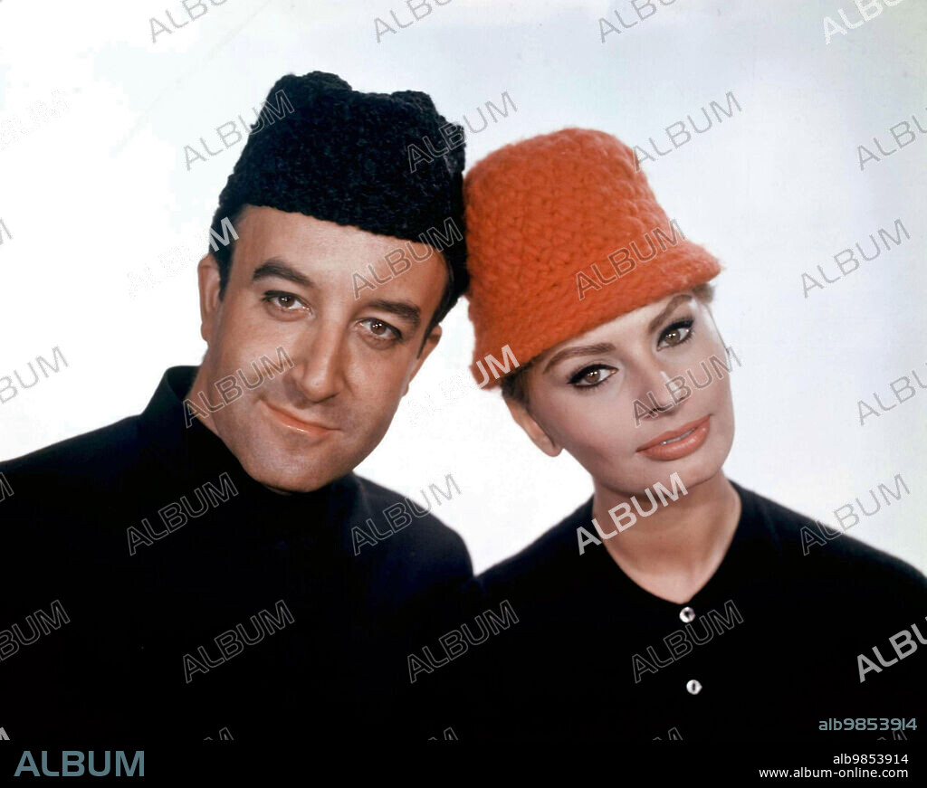 LOREN SOPHIA / LOREN SOFIA 1934/ and peter sellers. PETER SELLERS and SOPHIA LOREN in THE MILLIONAIRESS, 1960, directed by ANTHONY ASQUITH. Copyright 20TH CENTURY FOX.