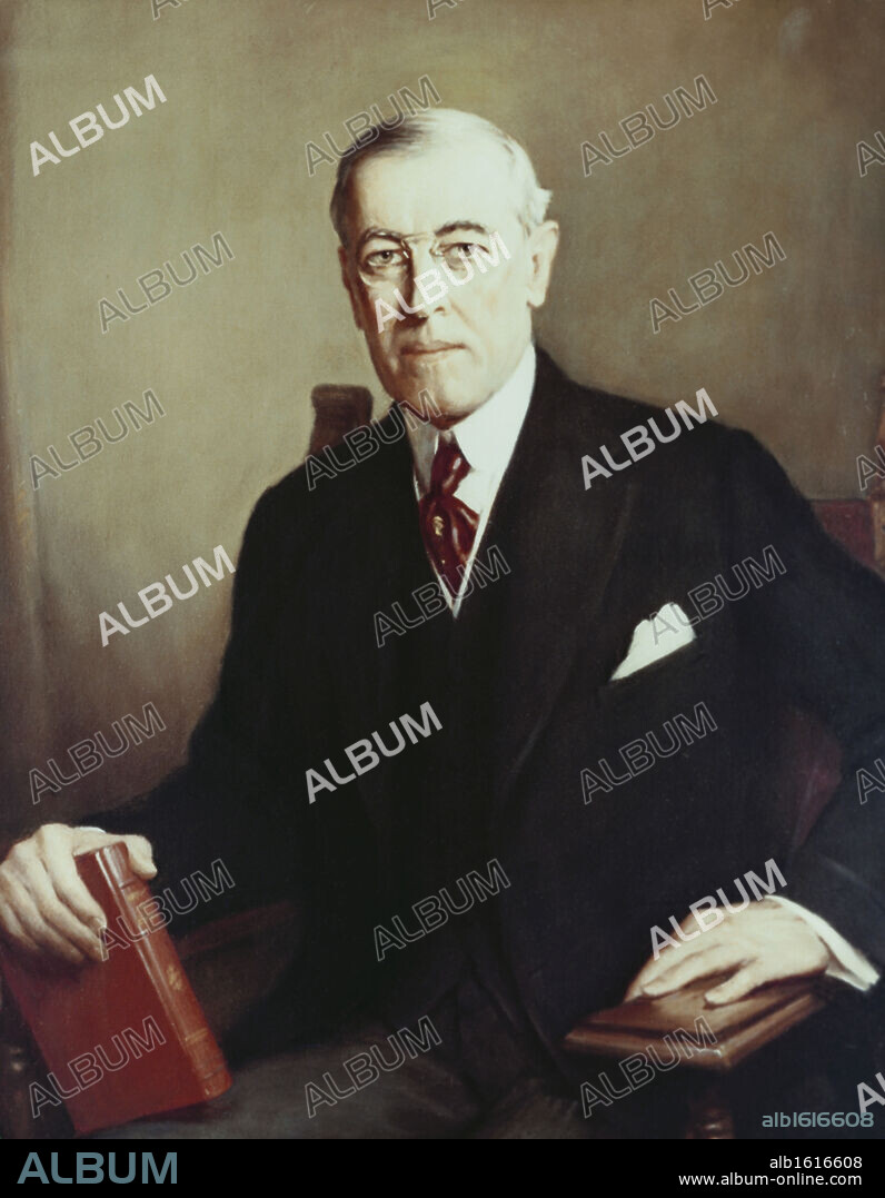 Woodrow Wilson (President 1913-1921) by F. Graham Cootes, 1879-1960.