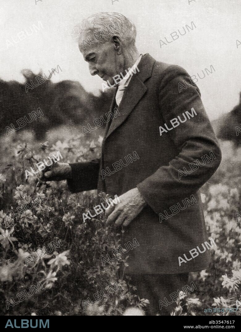 Luther Burbank, 1849 – 1926. American botanist, horticulturist and pioneer in agricultural science. From Master Minds of Modern Science, published 1930.