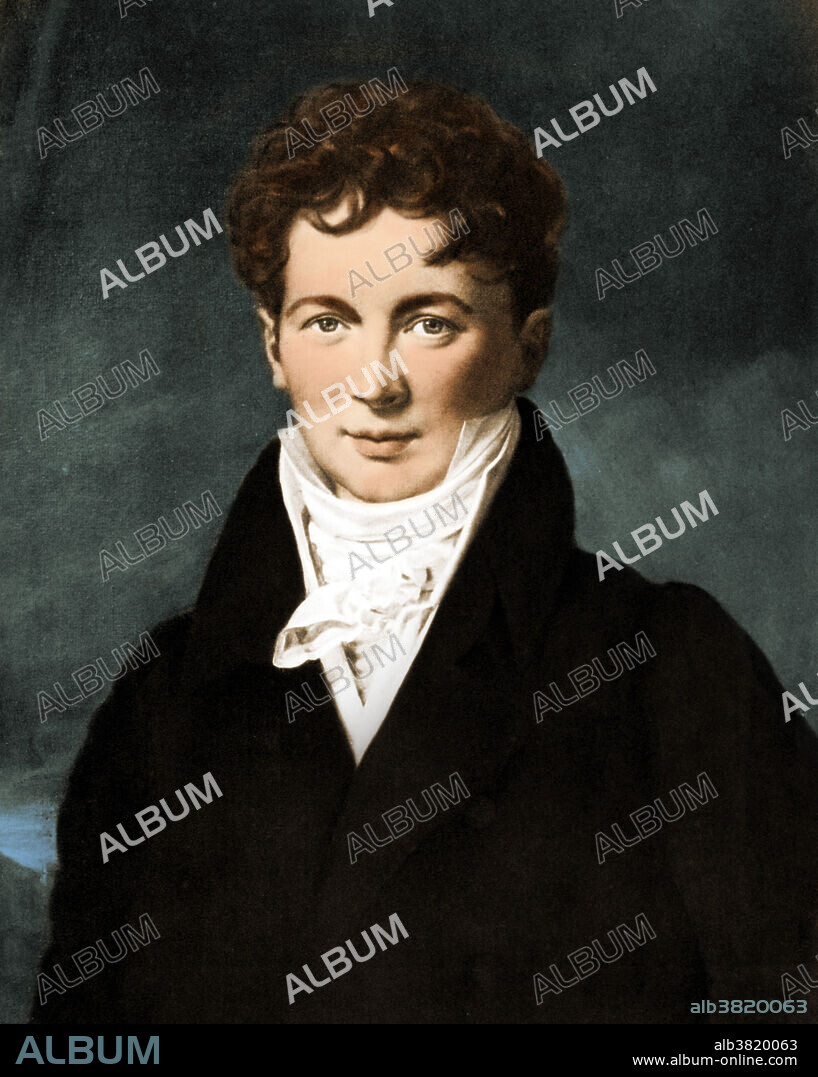 Francois Magendie (1783-1855), French physiologist. Color enhancement of BM8723.