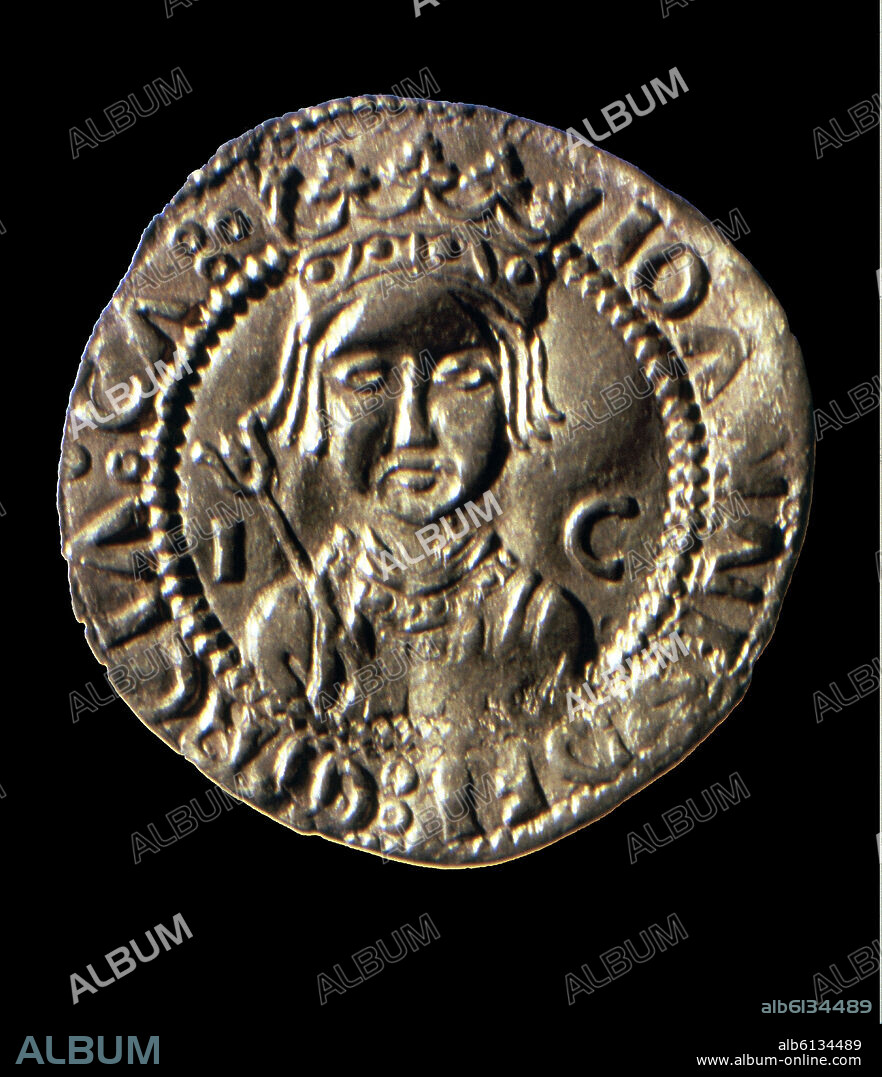 MONEDA DE CORONA DE ARAGON-DET DUCADO DE ORO-JUAN II DE ARAGON 1458/79 (CONJ Nº 15183).