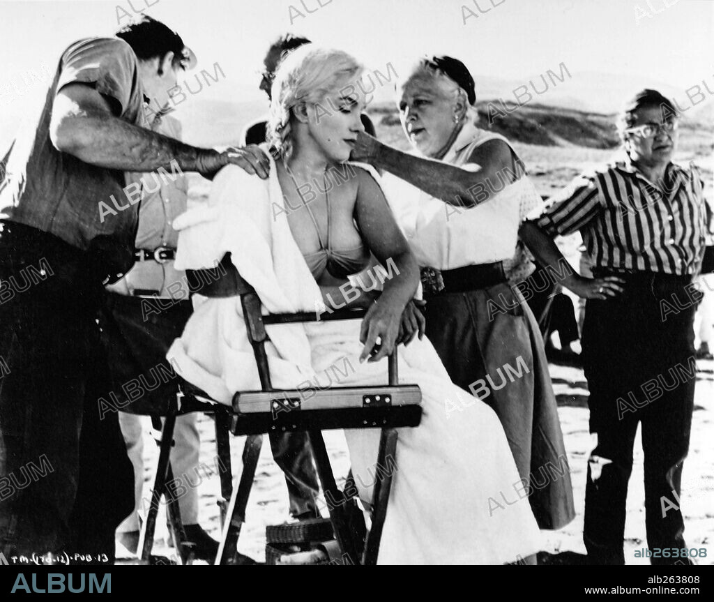 NORMA JEAN BAKER. MARILYN MONROE in THE MISFITS, 1961, directed by JOHN HUSTON. Copyright UNITED ARTISTS/SEVEN ARTS.