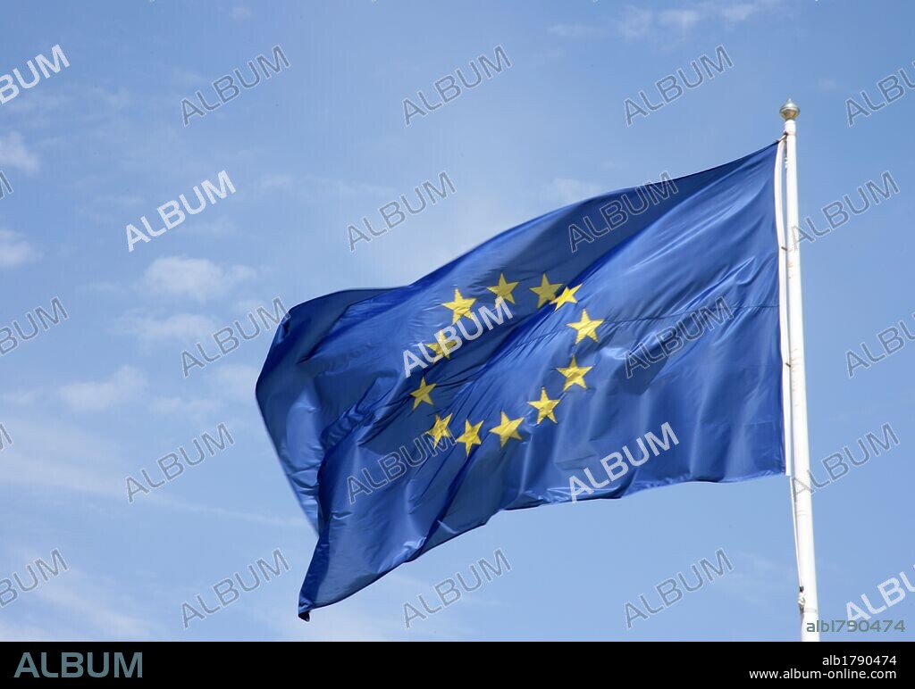 Flag of Europe. Designed by Arsene Heitz and Paul Levy.