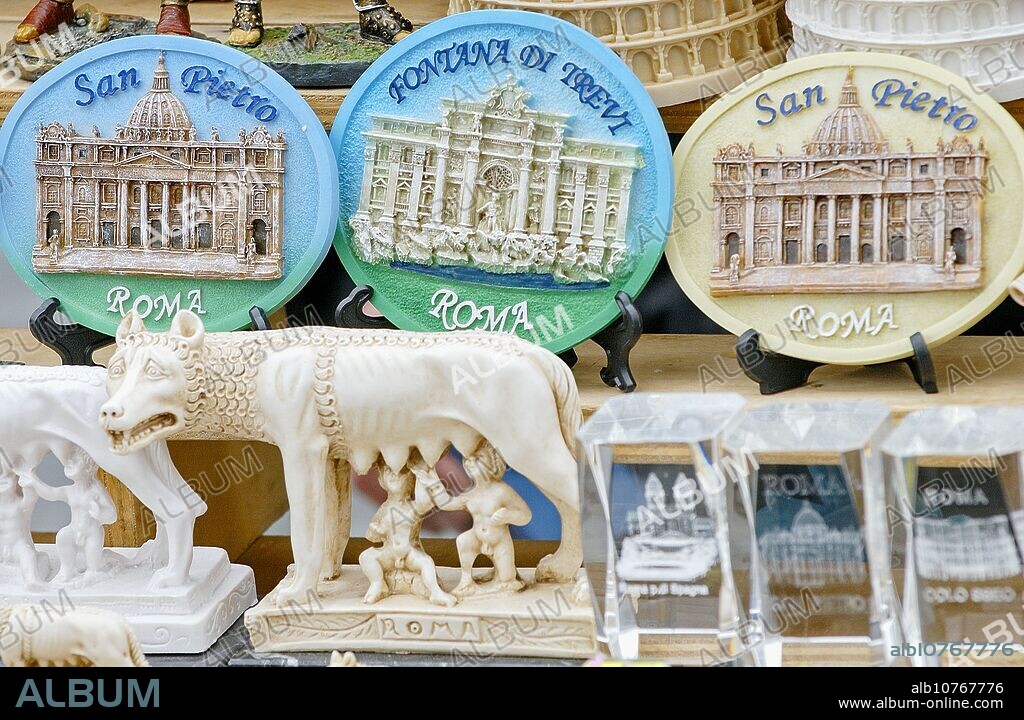 Souvenirs. Rome. Italy.
