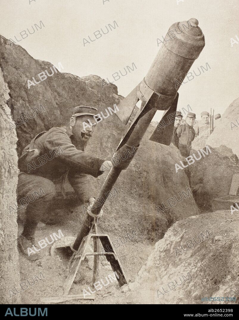 Rocket Launcher Known As L'obus-Torpille Or Shell-Torpedo.