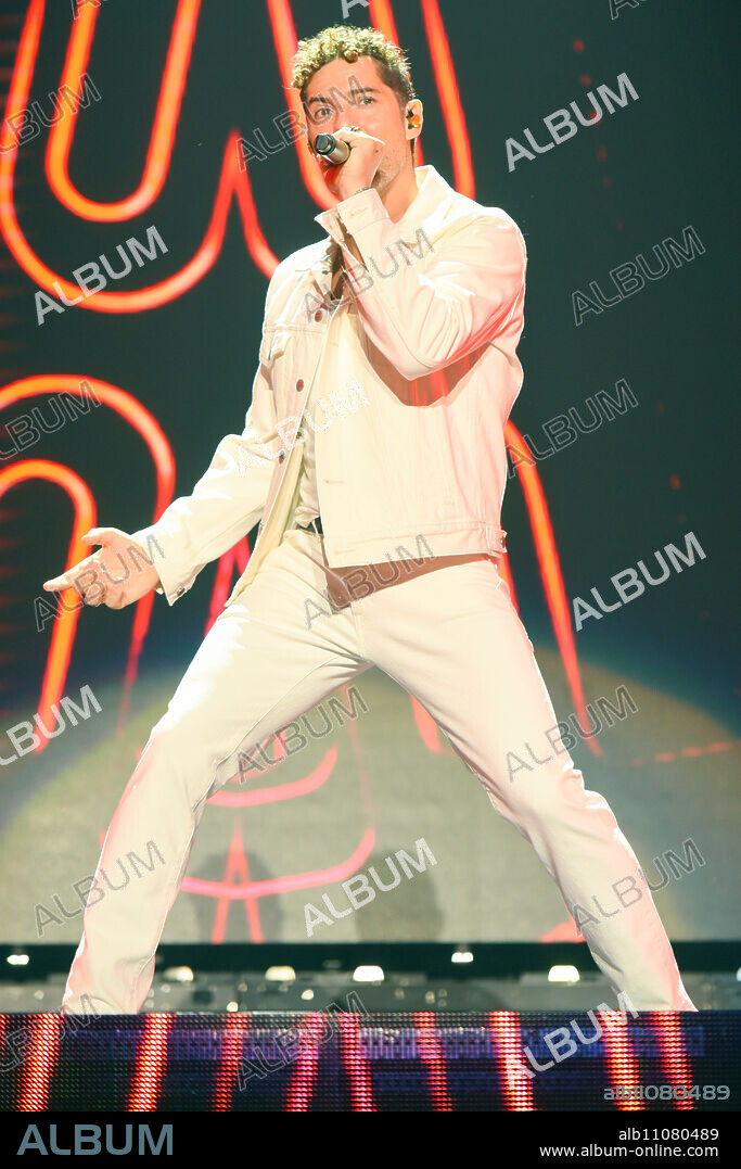 July 12, 2024, Tarragona, Spain: The Spanish singer David Bisbal performs during a concert at San Miguel Tarraco Arena presenting his VolarÃ© Tour in Tarragona. David Bisbal Ferre (AlmerÃ­a, June 5, 1979) is a Spanish singer and composer who achieved fame in the early 2000s when he was second finalist in the first edition of the TV program OperaciÃ"n Triunfo in 2001. (Credit Image: © Ramon Costa/SOPA Images via ZUMA Press Wire).