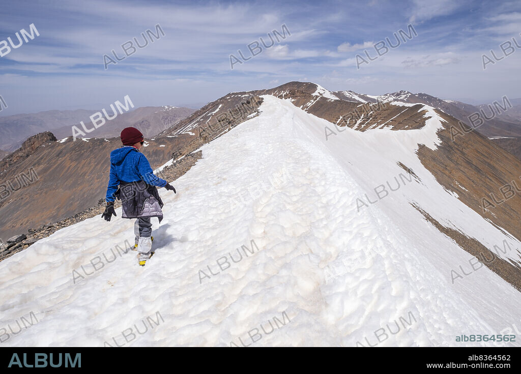 Ighil M'Goun, 4,071 meters, Atlas mountain range, morocco, africa.