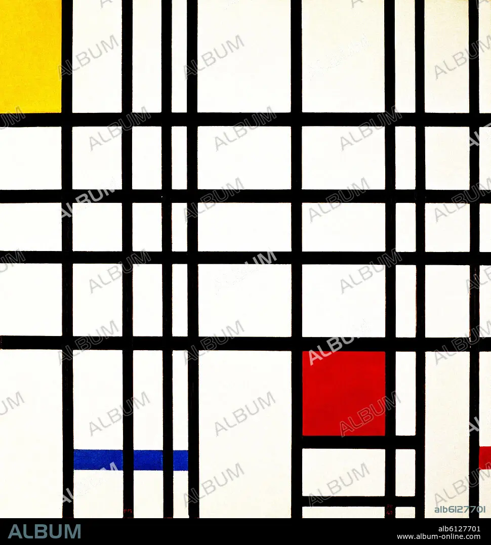 PIET MONDRIAN (1872-1944) PIET MONDRIAAN. COMPOSICION CON