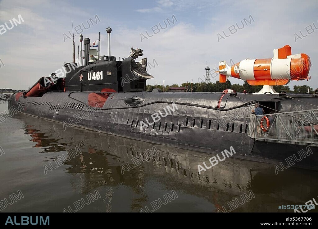 Decommissioned Russian Submarine U 461, Museum, Peenemuende, Usedom Island, Mecklenburg-Western Pomerania, Germany, Europe, PublicGround, Europe.
