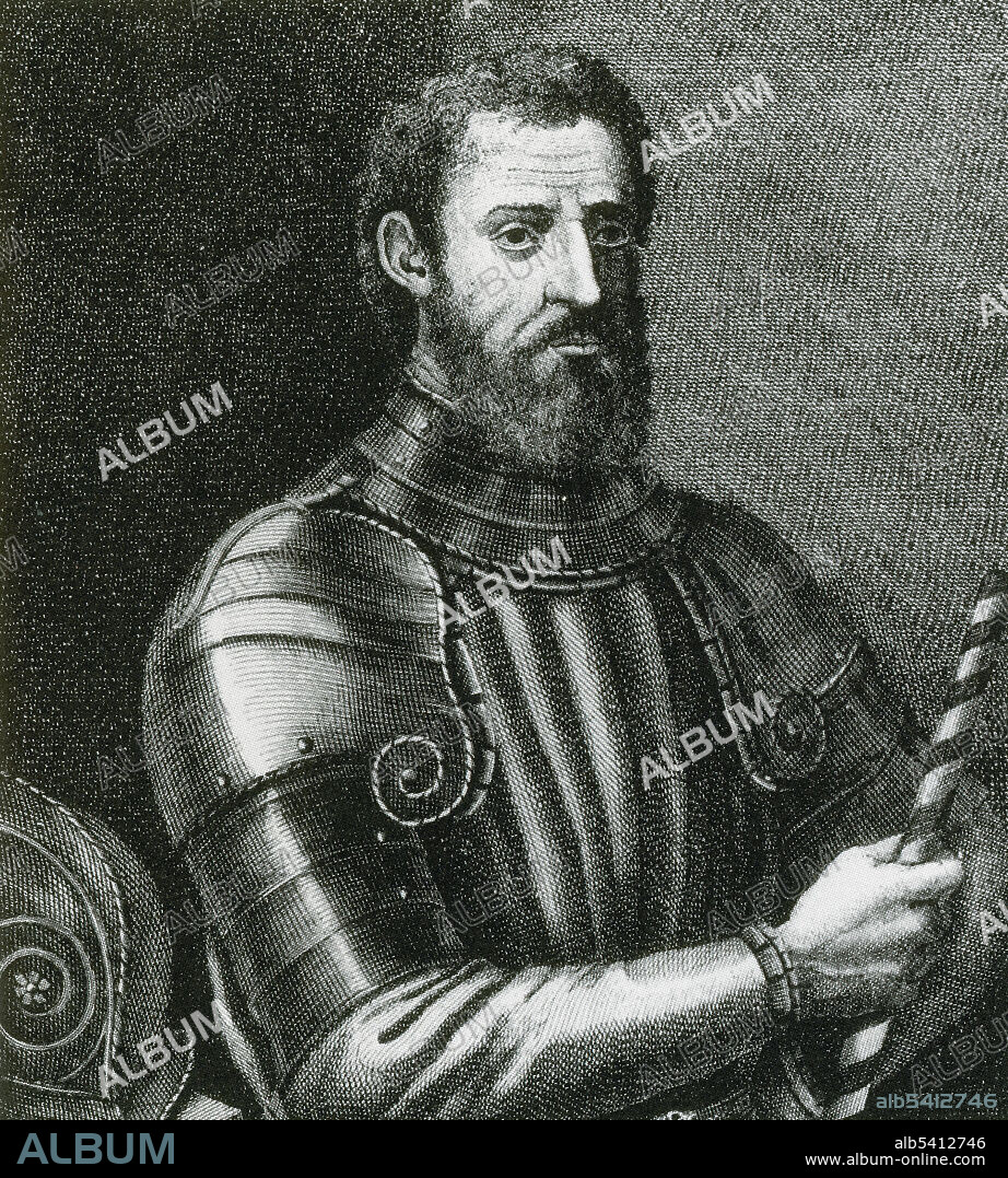 Giovanni da Verrazzano (1485-1528) was an Italian explorer. He is renowned as the first European to explore the Atlantic coast of North America between Florida and New Brunswick in 1524, including New York Bay and Narragansett Bay. Verrazzano left a detailed account of his voyages to North America, but little is known about his personal life. After 1506, he settled in the port of Dieppe in France, where he began his career as a navigator. He embarked for the American coast, probably in 1508 in the company of captain Thomas Aubert, on a ship called La Pensée, equipped by ship owner Jean Ango. He explored the region of Newfoundland, possibly during a fishing trip, and possibly the St. Lawrence river in Canada; on other occasions, he made numerous voyages to the eastern Mediterranean. In 1528, during his third voyage to North America, Verrazzano anchored out to sea and rowed ashore, probably on the island of Guadeloupe. He was killed and eaten by the native Carib inhabitants.