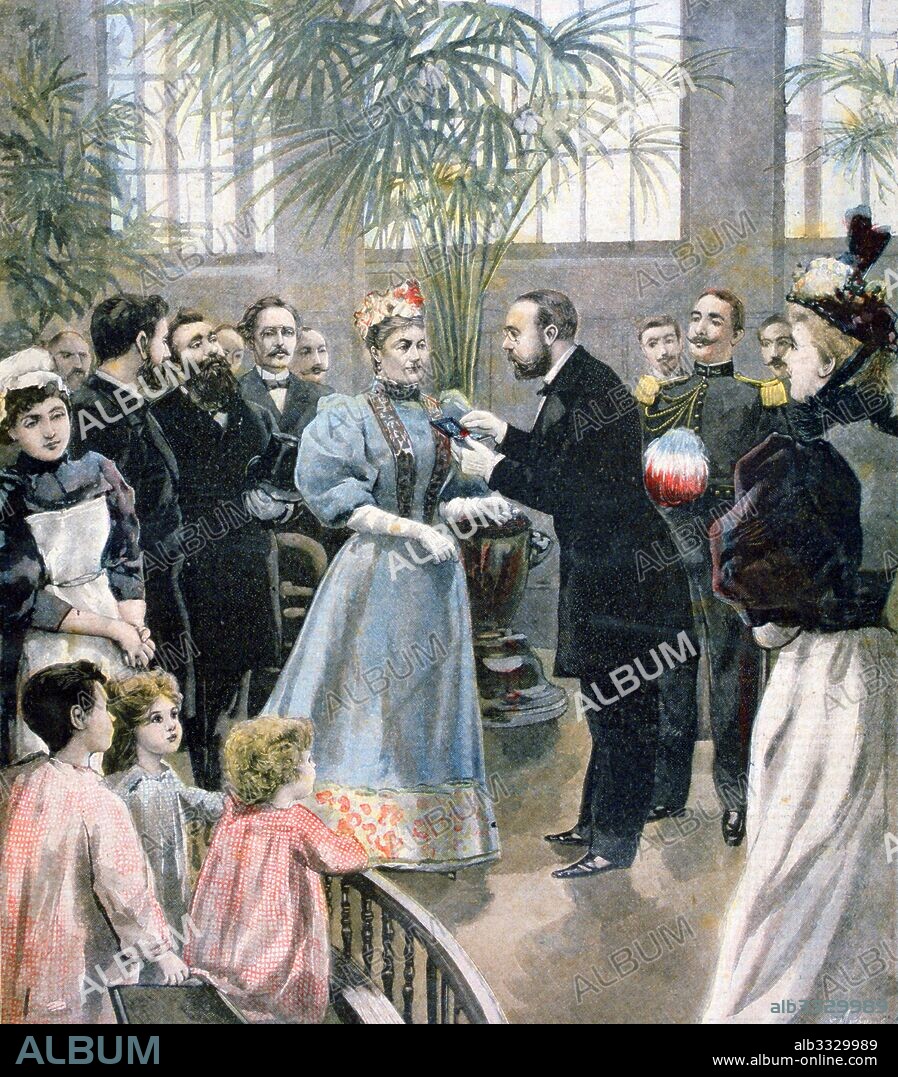 Charlotte Cecile Furtado (Furtado-Heine) was a French philanthropist, (1821 and 1896). During the war of 1870, Furtado-Heine supported the Red Cross and organized an ambulance service for the repatriation of wounded. Bestowed with the Legion D'Honneur by President of the Republic, Felix Faure.