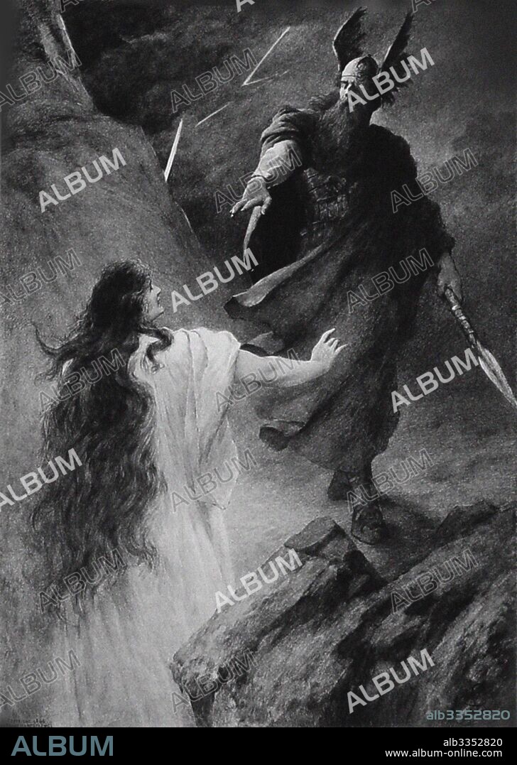 FERDINAND LEEKE. Opera Siegfried by Richard Wagner, III Act.