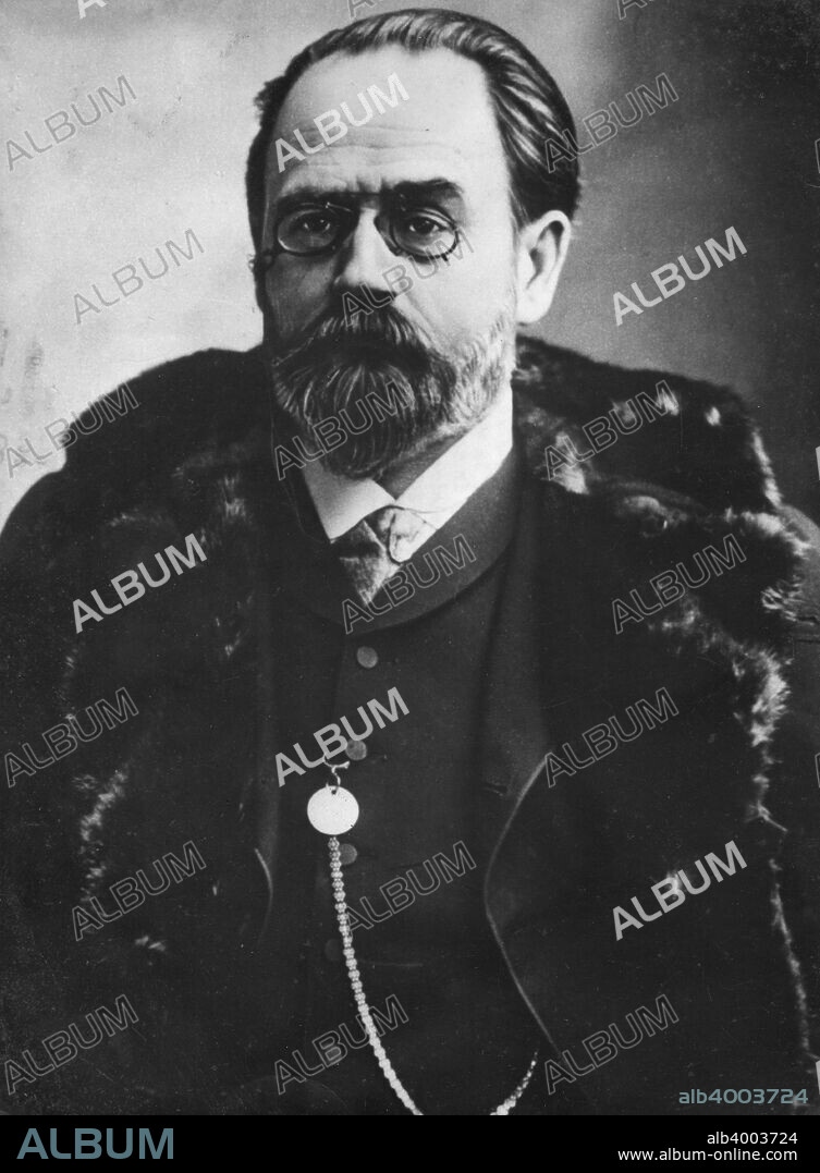 Émile Zola (1840-1902), French writer, 19th century.