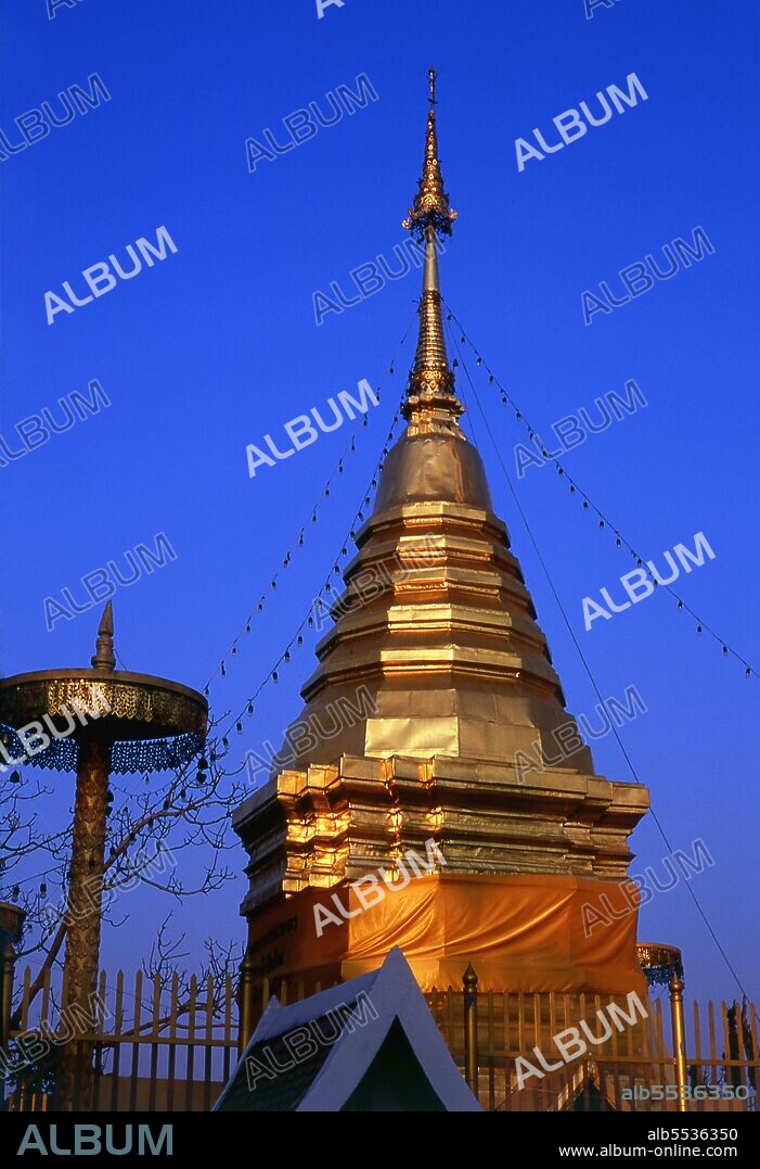 Wat Phrathat Doi Kham or ‘Temple of the Golden Mount’, is located in Tambon Mae Hia, about 10km south of Chiang Mai Old City, in the lee of Doi Suthep. Temple records claim that the temple dates back over 1,300 years ‘to 687 AD’, during the pre-Lan Na period when the region was inhabited by the indigenous animist Lawa. Chiang Mai (meaning 'new city'), sometimes written as 'Chiengmai' or 'Chiangmai', is the largest and most culturally significant city in northern Thailand. King Mengrai founded the city of Chiang Mai in 1296, and it succeeded Chiang Rai as capital of the Lanna kingdom.
