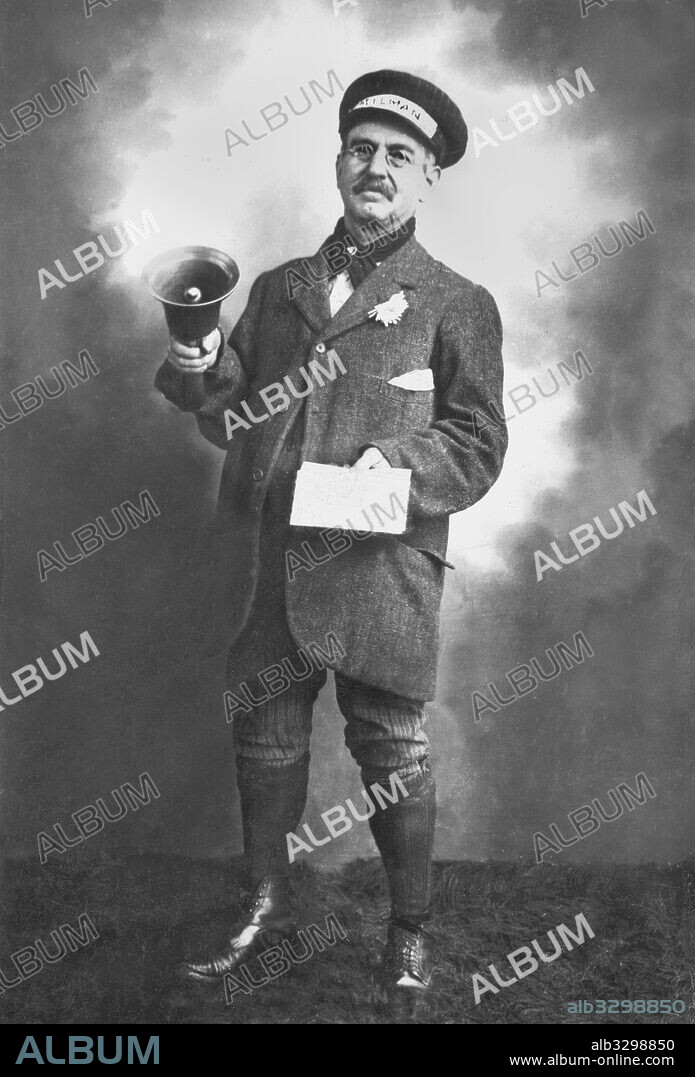 Town Crier James Ashton. c1910.