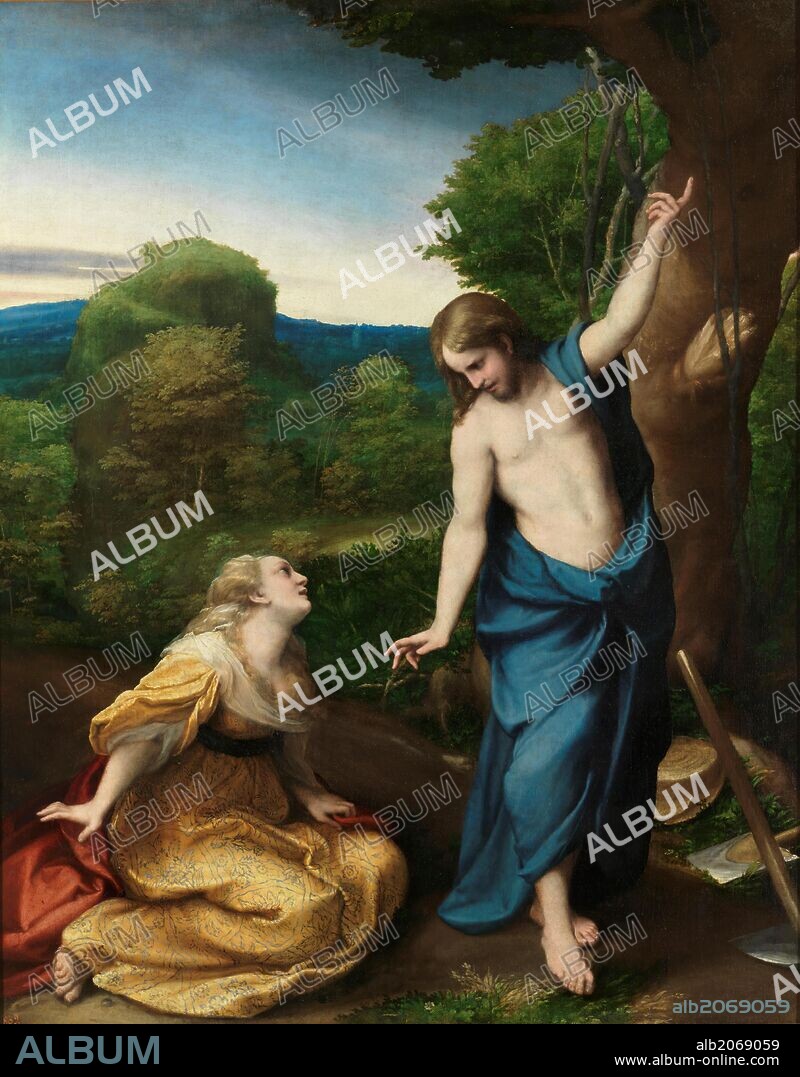 Correggio / 'Noli me tangere', ca.  1525, Italian School, Oil on panel, 130 cm x 103 cm, P00111.