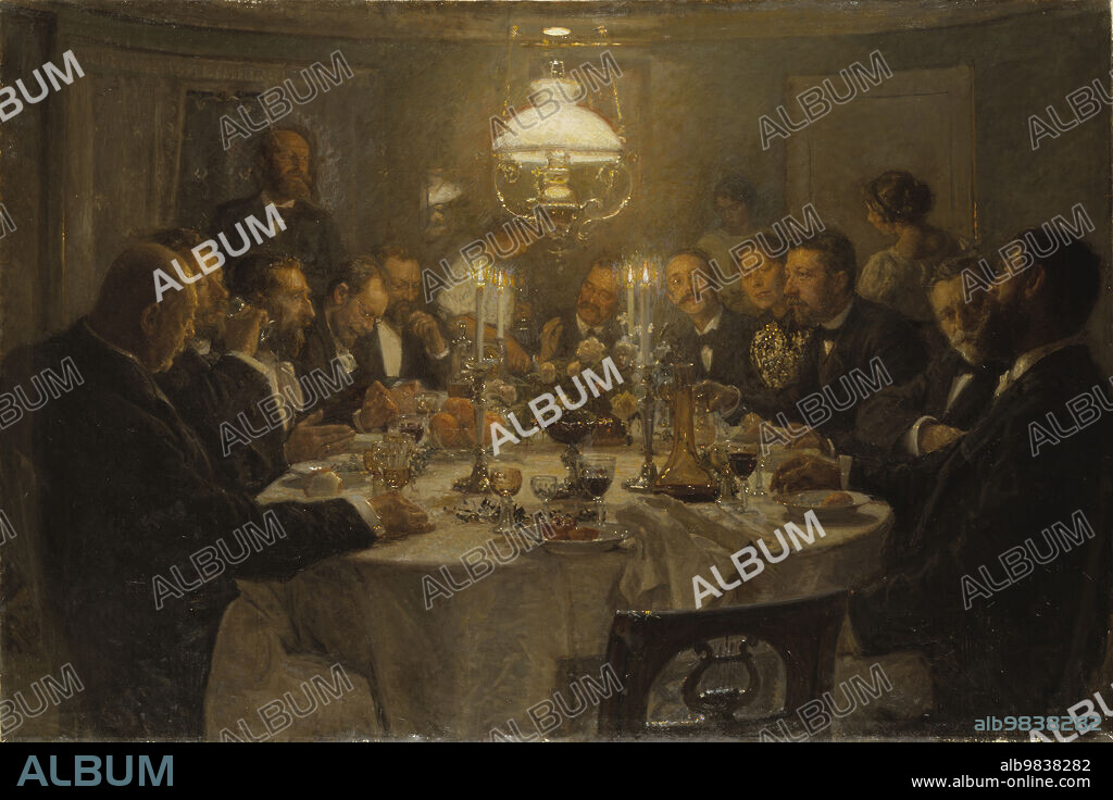 VIGGO JOHANSEN. An Artist's Gathering, 1903.