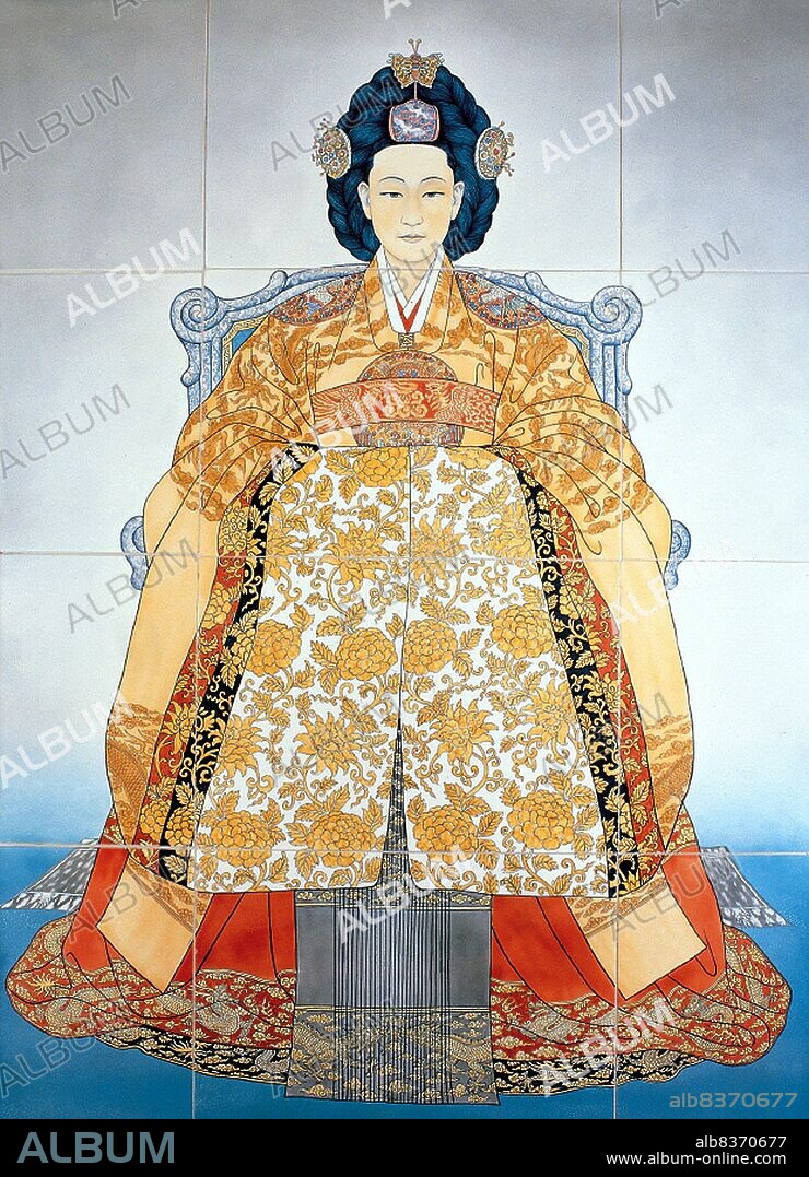 The government of Meiji Japan considered Queen Min an obstacle to its overseas expansion. Efforts to remove her from the political arena, orchestrated through failed rebellions prompted by the father of King Gojong, the Heungseon Daewongun (an influential regent working with the Japanese), influenced her to take a harsher stand against Japanese influence.<br/><br/>. After Japan's victory in the First Sino-Japanese War, Queen Min advocated stronger ties between Korea and Russia in an attempt to block Japanese influence in Korea, which was represented by the Daewongun.<br/><br/>. In the early morning of 8 October 1895, the Hullyeondae Regiment, loyal to the Daewongun, accompanied by a group of Japanese assassains, attacked the Joseon Royal Palace, overpowering its Royal Guards. Upon entering the Queen's quarters, the assassins murdered Queen Min, burned her corpse in a pine forest, and then dispersed the ashes. She was 43 years old.
