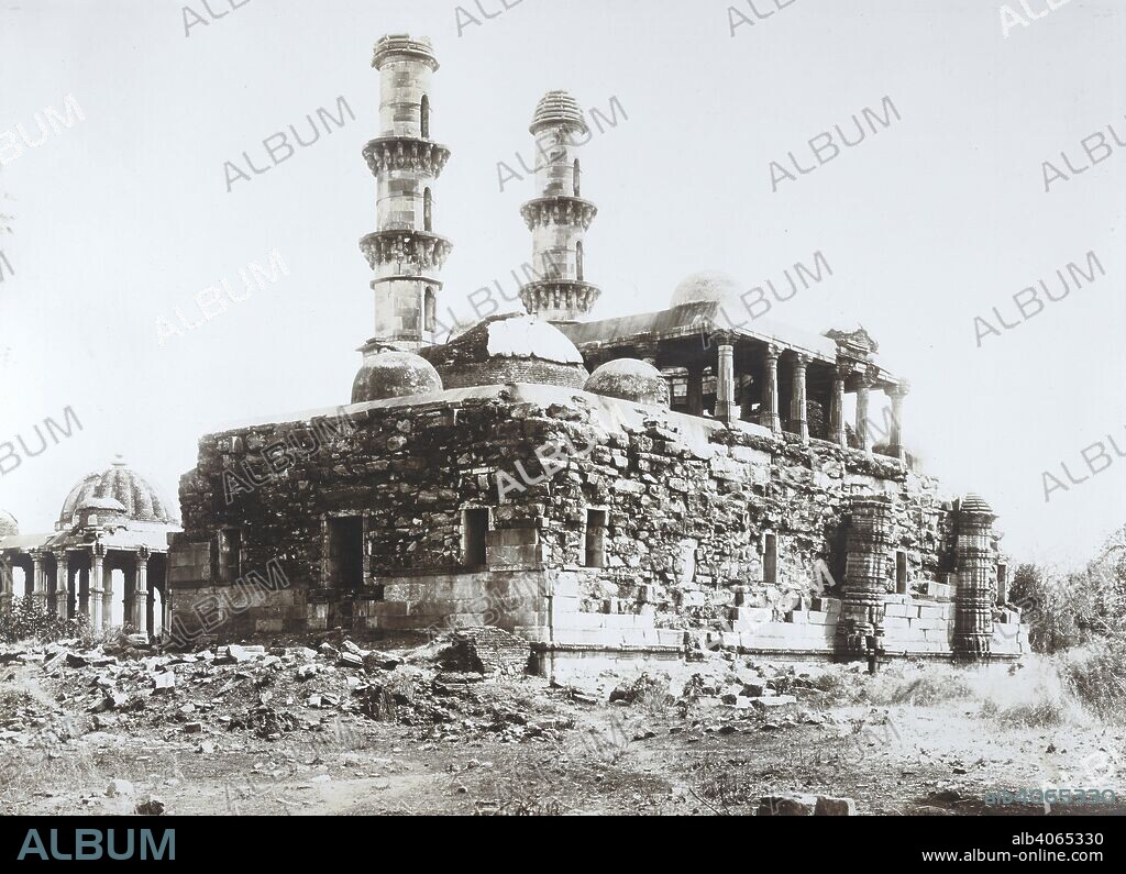 ARCHAEOLOGICAL SURVEY OF INDIA. Champaner. 1906. Champaner. The Nagina Masjid, back.  Originally published/produced in 1906. . Source: OIOC Photo 1009/12(2593),.