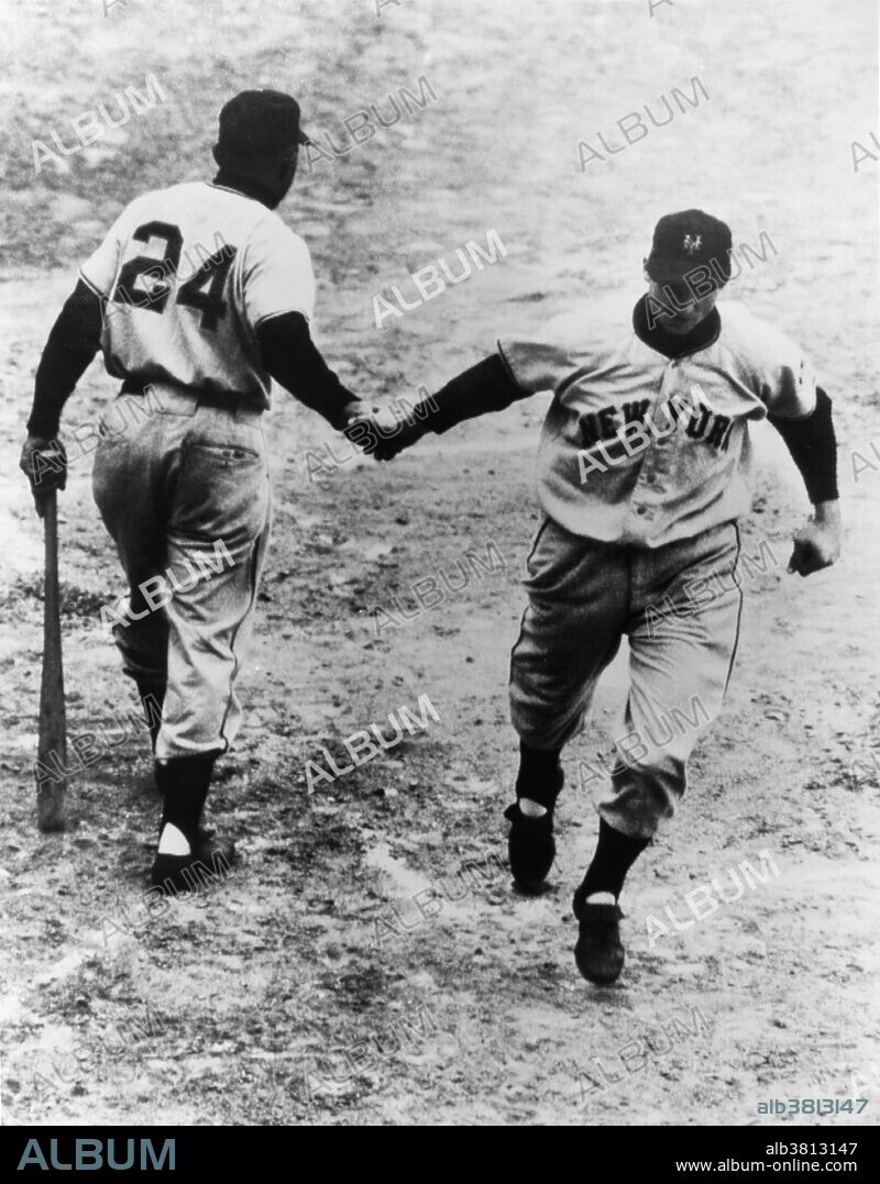 Willie Mays, September 30, 1951. Brooklyn Public Library/Photo Researchers. Willie Howard Mays, Jr. (born May 6, 1931) is a retired American professional baseball player who spent the majority of his major league career with the New York and San Francisco Giants before finishing with the New York Mets. He was elected to the Baseball Hall of Fame in 1979 in his first year of eligibility. He was nicknamed The Say Hey Kid. Mays won two MVP awards and tied Stan Musial's record with 24 appearances in the All-Star Game. He ended his career with 660 home runs, third at the time of his retirement, and currently fourth all-time. He retired after the 1973 season with a lifetime batting average of .302 and 660 home runs. His lifetime total of 7,095 outfield fielding putouts remains the major league record. He was a center fielder and won a record-tying 12 Gold Gloves starting the year the award was introduced six seasons into his career. In 1999, he placed second on The Sporting News's "List of the 100 Greatest Baseball Players", making him the highest-ranking living player. Later that year, he was also elected to the Major League Baseball All-Century Team. On May 6, 2010, on the occasion of his 79th birthday, Mays appeared on the floor of the California State Senate where they proclaimed it Willie Mays Day in the state.