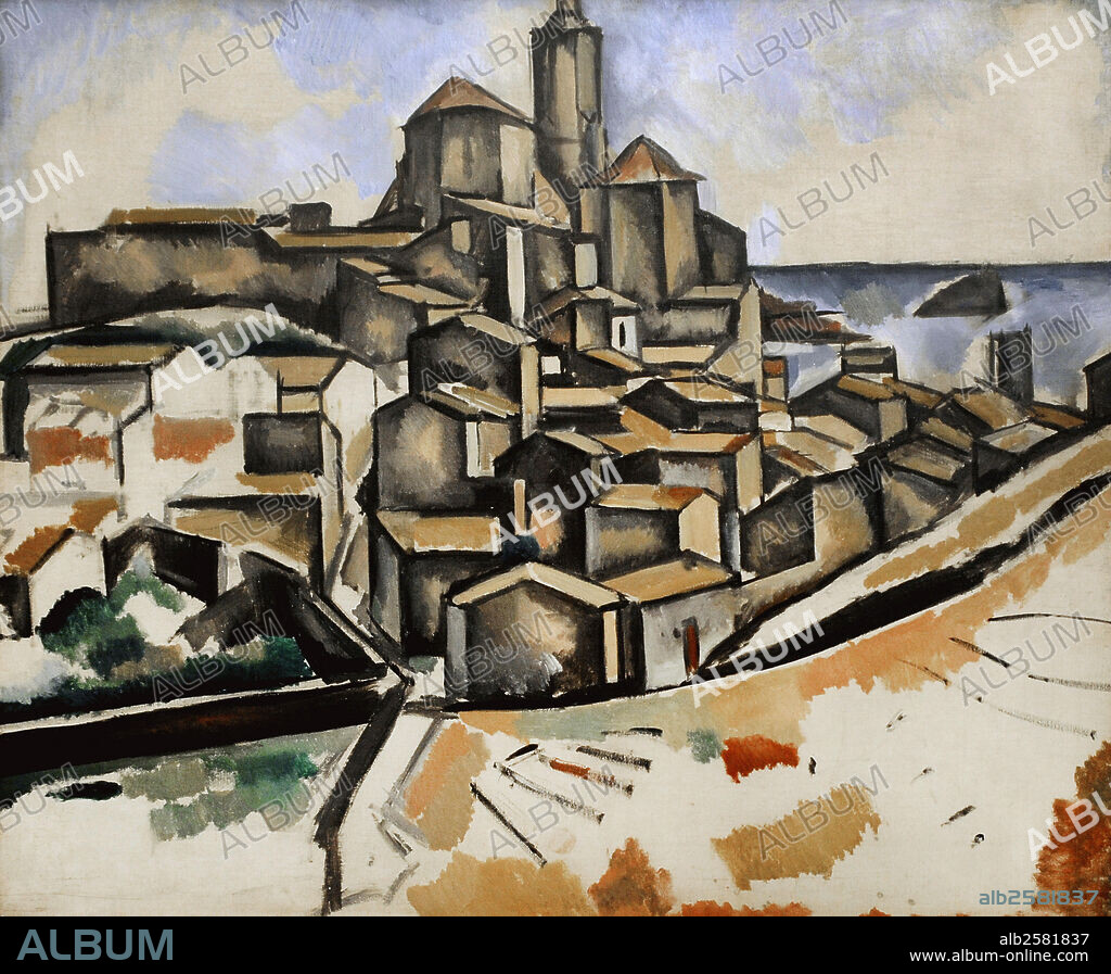 ANDRÉ DERAIN. André Derain (1880-1954). Pintor francés. Cadaqués,1910. Óleo sobre lienzo. Galería Nacional de Praga. República Checa.
