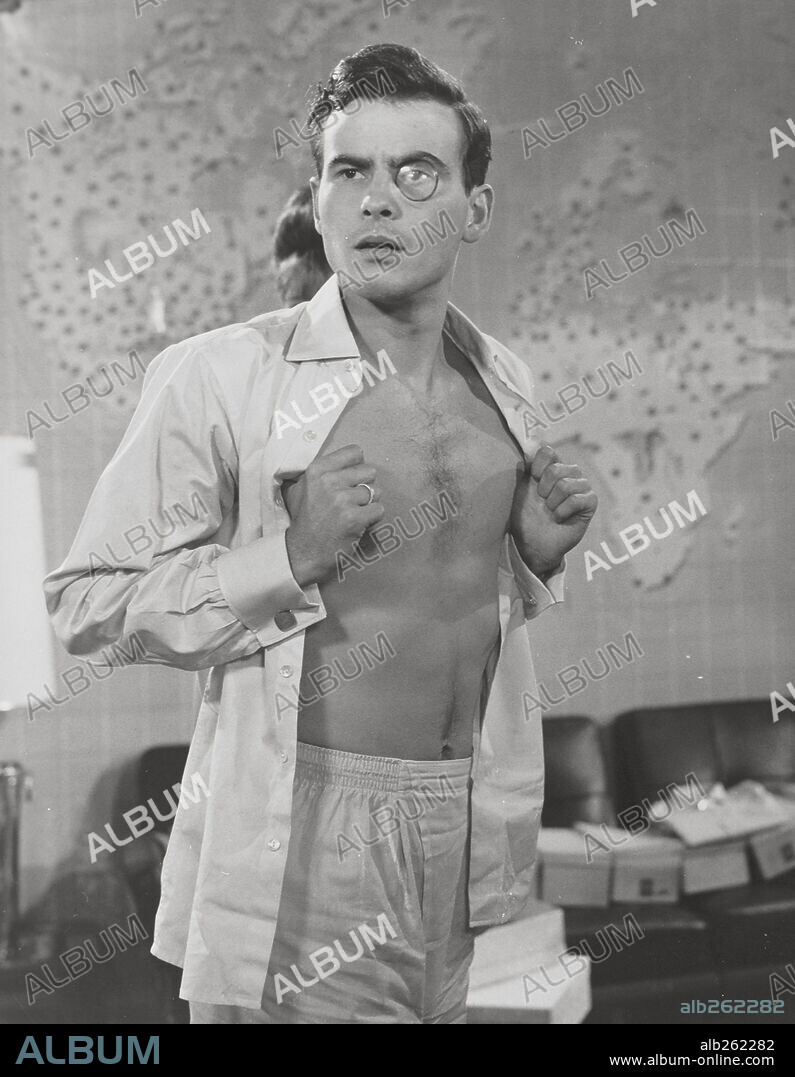 HORST BUCHHOLZ in ONE, TWO, THREE, 1961, directed by BILLY WILDER. Copyright MIRISCH/UNITED ARTISTS.