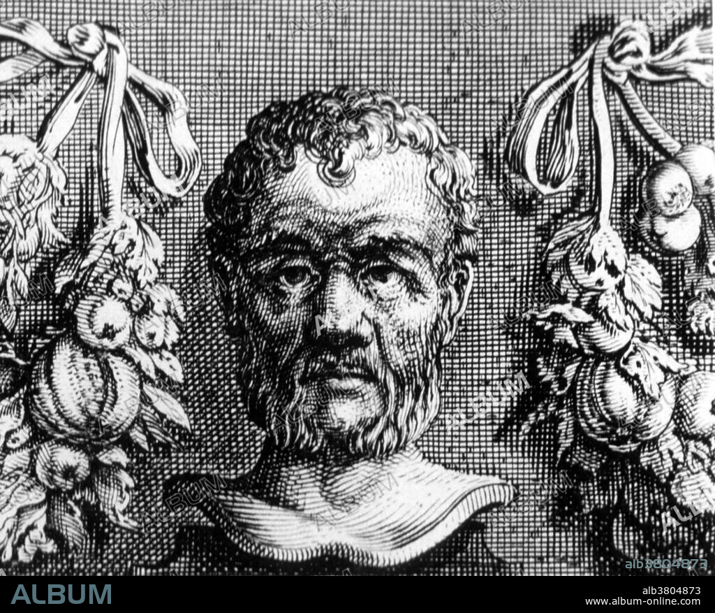 Theophrastus (371 - 287 BC) was a Greek philosopher and successor to Aristotle in the Peripatetic school. He came to Athens and studied in Plato's school. After Plato's death, he attached himself to Aristotle. Aristotle bequeathed to Theophrastus his writings and designated him as his successor at the Lyceum. He presided over the Peripatetic school for 36 years, during which time the school flourished greatly. He is often considered the "father of botany" for his works on plants. After his death, the Athenians honored him with a public funeral. The interests of Theophrastus were wide ranging, extending from biology and physics to ethics and metaphysics. His two surviving botanical works, Enquiry into Plants and On the Causes of Plants, were an important influence on medieval science. There are also surviving works On Moral Characters, On Sensation, On Stones, and fragments on Physics and Metaphysics all written in Greek. In philosophy, he studied grammar and language and continued Aristotle's work on logic. According to Diogenes he died at the age of 85.