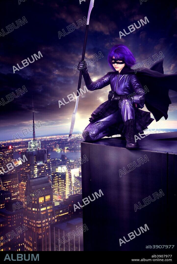 CHLOE GRACE MORETZ in KICK-ASS, 2010, directed by MATTHEW VAUGHN. Copyright MARV FILMS/PLAN B ENTERTAINMENT.